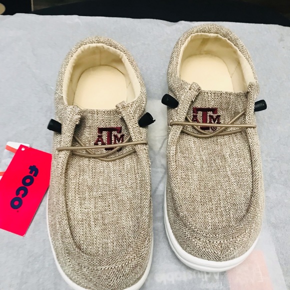 MEN’S FOCO TEXAS A&M LOAFER SHOES. STYLISH AND COMFORTABLE CASUAL WEAR. NEW. - Picture 7 of 7